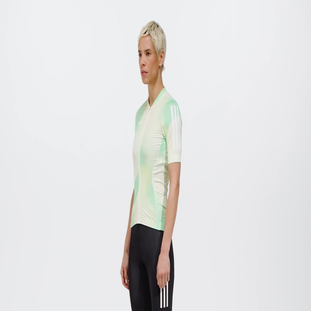 Adidas Performance Tempo 3-Stripes Nature Art Fietsshirt