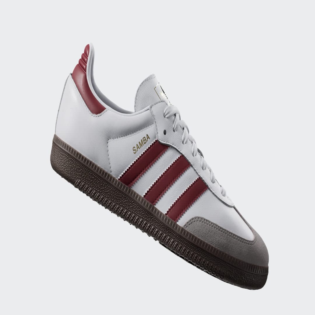 Adidas Samba sneaker Cloud White / Preloved Ruby / Clear Granite