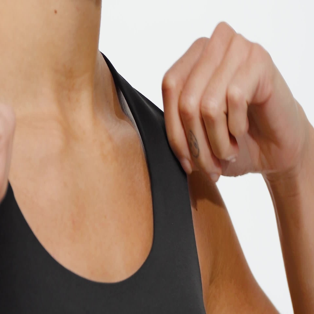 Adidas All Me Medium-Support Long Line Beha Tanktop