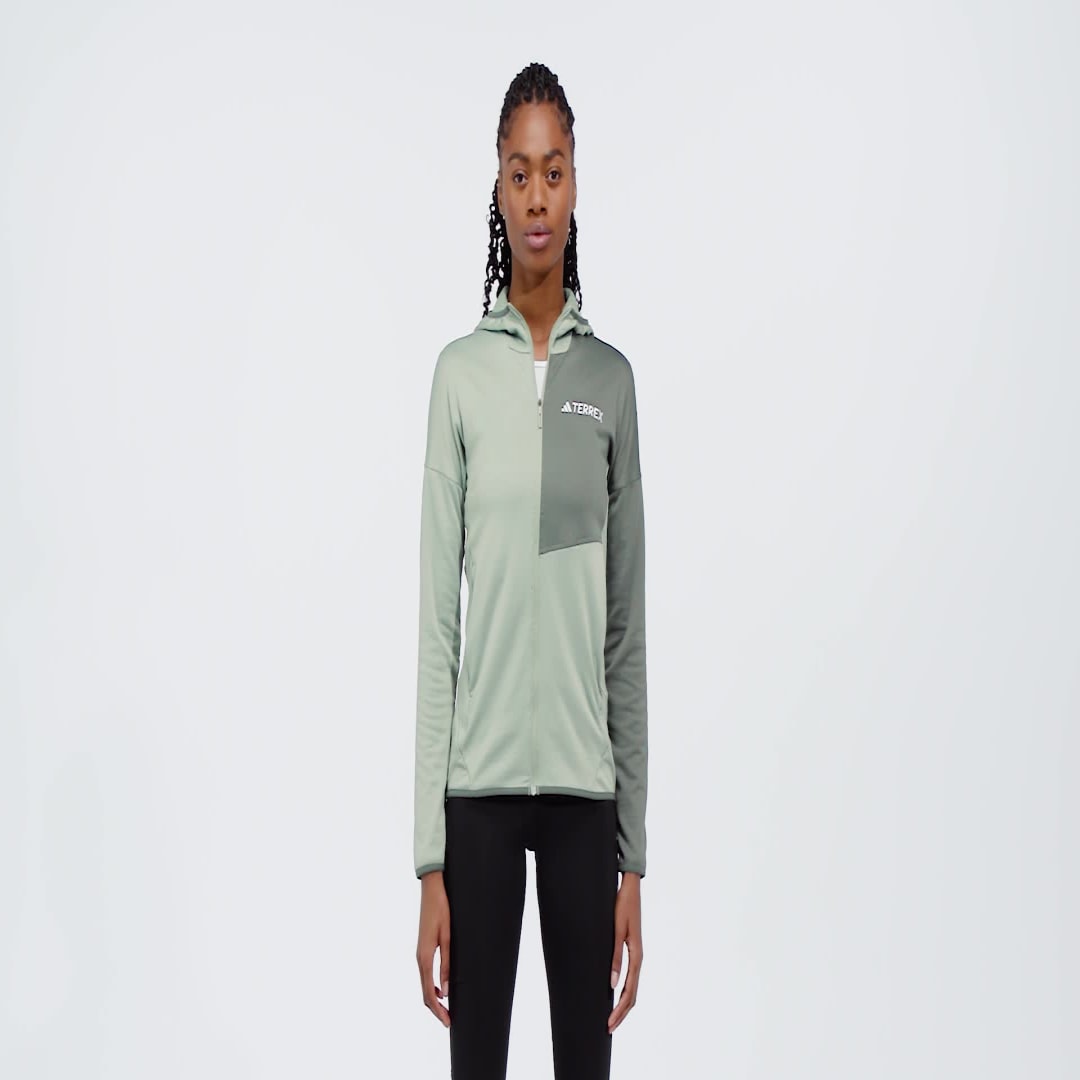 Adidas Terrex Xperior Climawarm Light Fleece Capuchonjack
