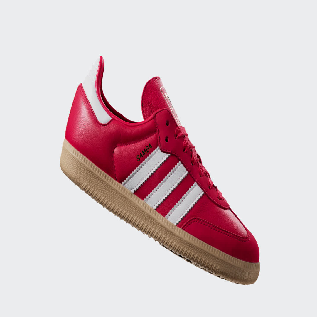 Adidas Samba sneaker Better Scarlet / Cloud White / Gold Metallic
