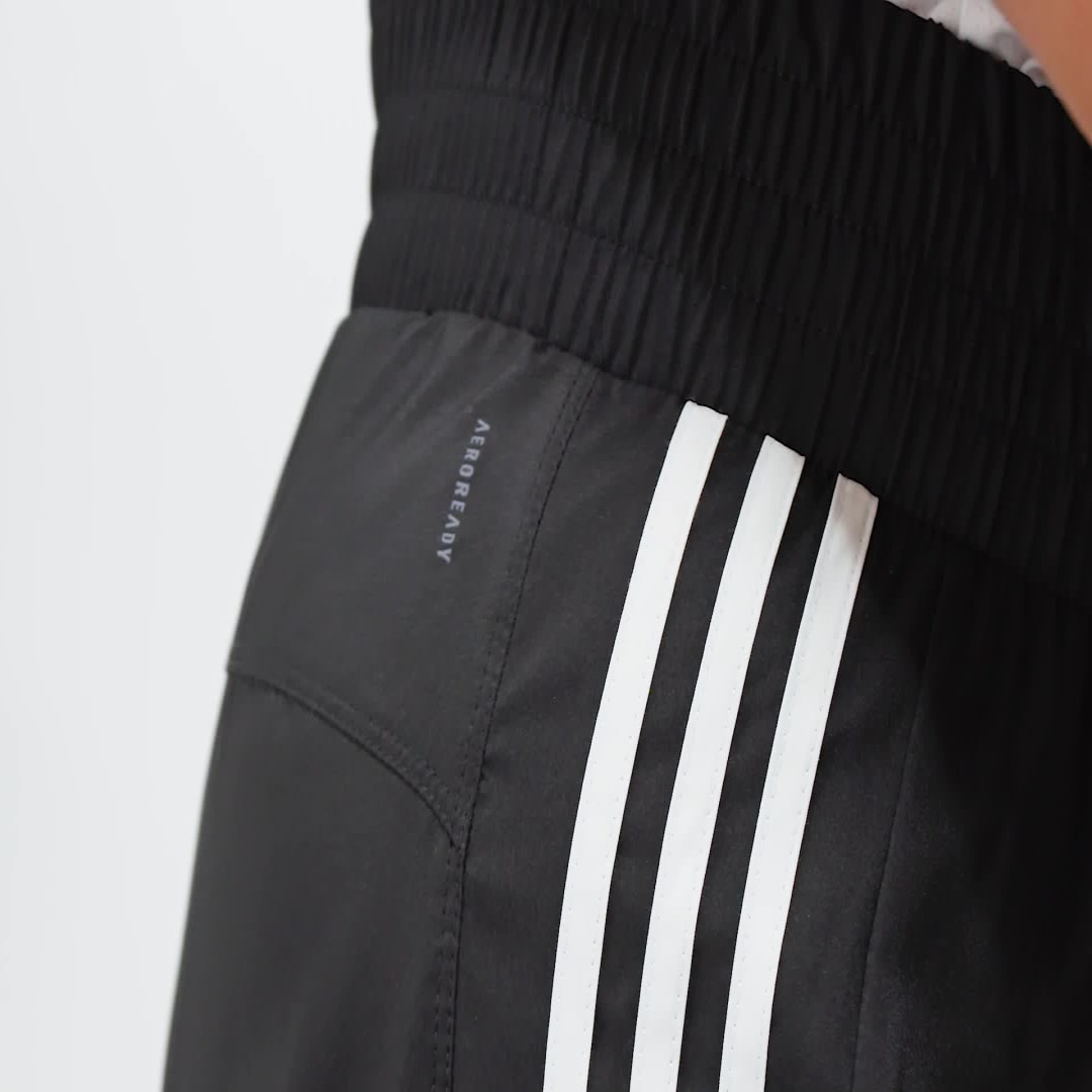 Adidas Pacer Training 3-Stripes Geweven High-Rise Short (Grote Maat)