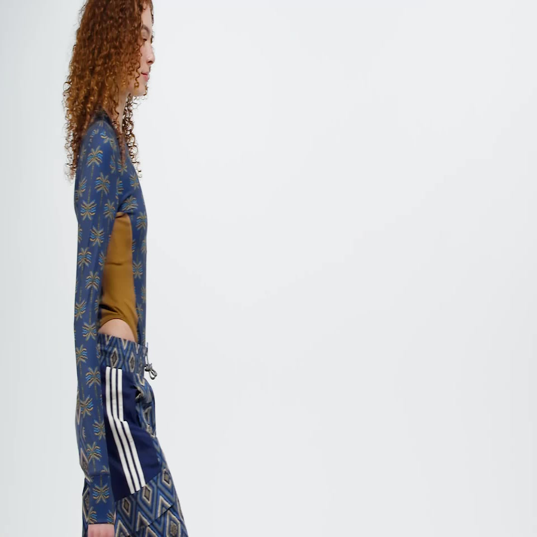 Adidas x FARM Rio Body Leotard met Lange Mouwen