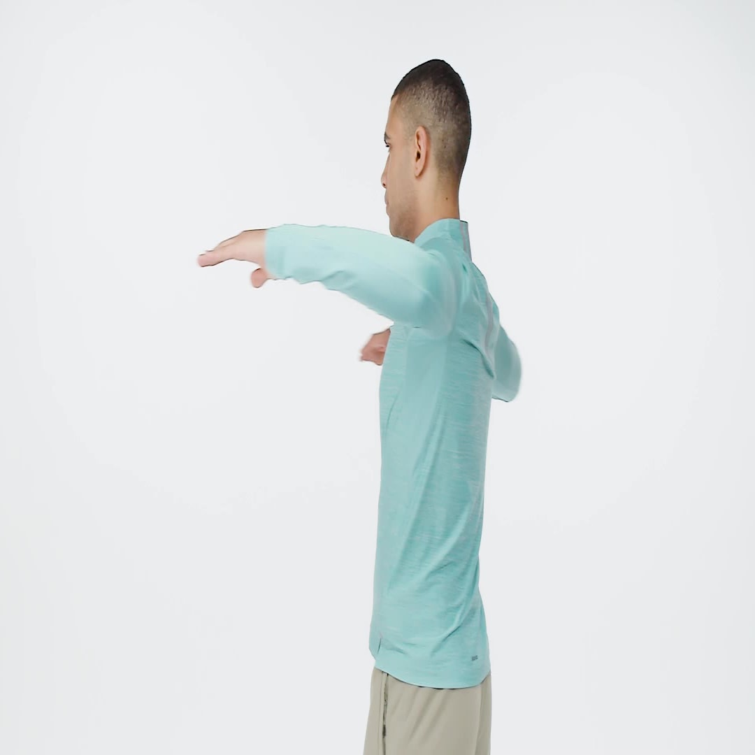 Adidas Gym+ Training 3-Stripes Longsleeve met Korte Rits