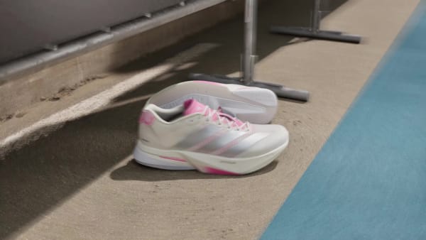 Beyaz Adizero Boston 13 Ayakkabı