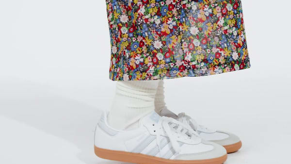 Flerfarget adidas Originals x Liberty London Mesh Maxi Kjole