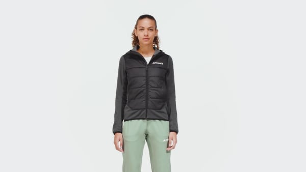 Nero Giacca Terrex Multi Hybrid Insulated Hooded