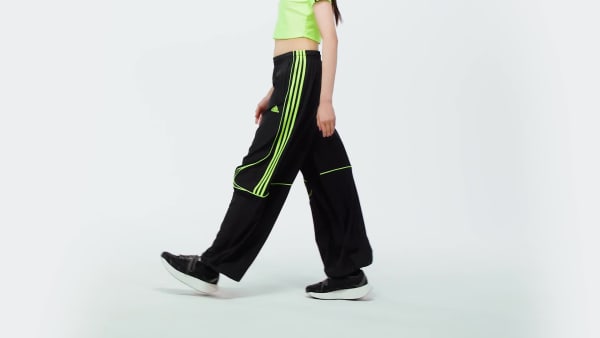 Noir Teamgeist Adicolor Pantalon de survêtement tissé surdimensionné