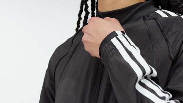 Siyah Slim Crop Eşofman Üstü