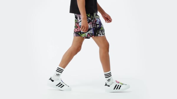 Multicolore Short imprimé intégral adidas x Jeremy Scott