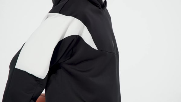 Negro Polera con Capucha Harden