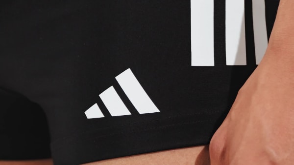 Svart 3-Stripes 2-Inch Badbyxor