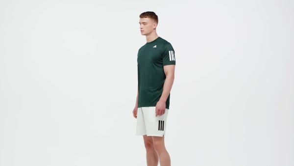 Verde Polera de Tenis Club Climacool 3 Tiras