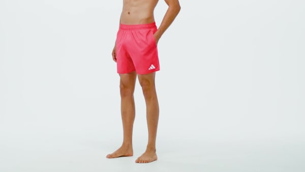 Rosso Costume da bagno con pantaloncini da 5 pollici