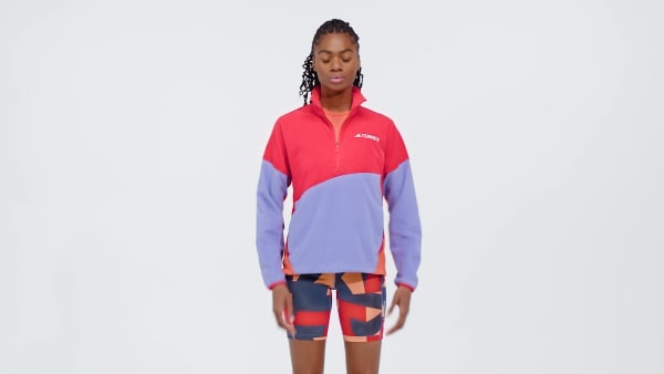 Rosso Anorak Terrex Multi Climawarm Fleece