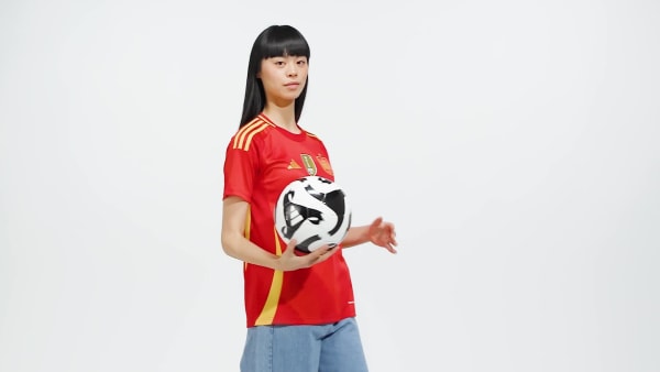 Rojo Camiseta primera equipación España 24