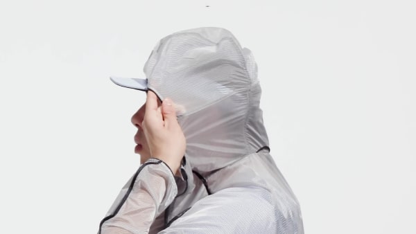 blanc Coupe-vent TERREX Agravic Windweave Pro