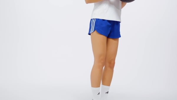 Pacer Training 3-Stripes Woven High-Rise Shorts