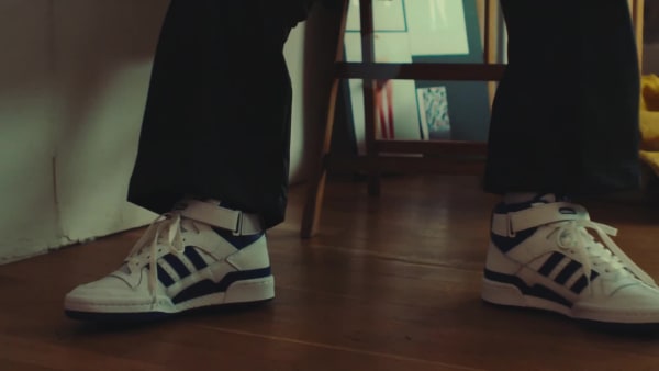 Λευκό Forum Mid Shoes