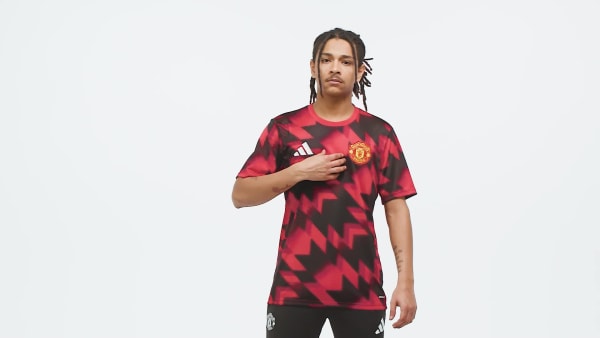 cervená Predzápasový dres Manchester United 25/26