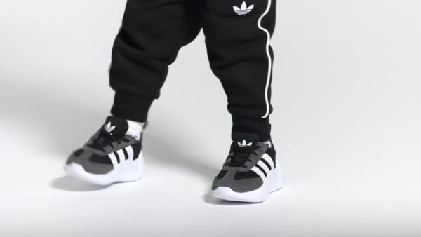 Negro Zapatilla Adifom 70s Comfort Closure Elastic Laces (Bebé)