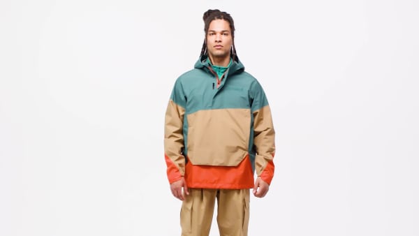 Verde Chaqueta Anorak Terrex Xploric 2,5L Climaproof