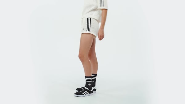 Blanco CROCHET SHORTS