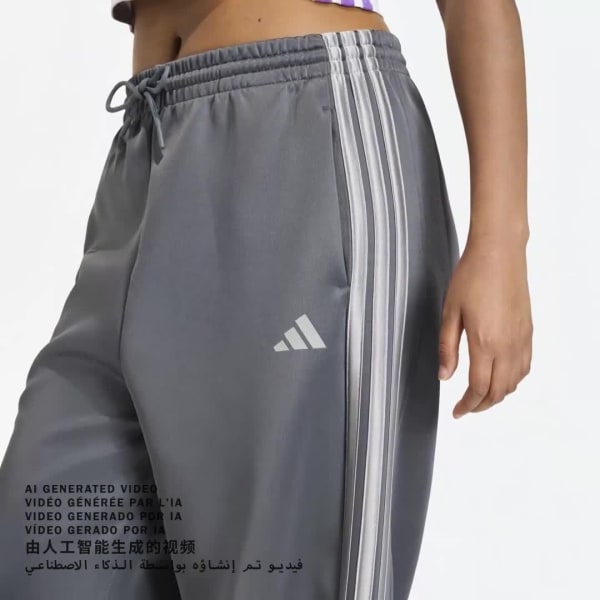 Grigio Pantaloni da allenamento Stadium con le 3 Strisce