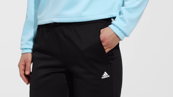 Black AEROREADY Tapered Joggers RO243