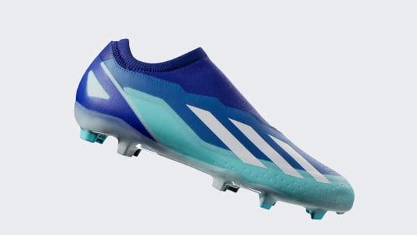 Azul Zapatos de Futbol X CRAZYFAST.3 LL Terreno Firme