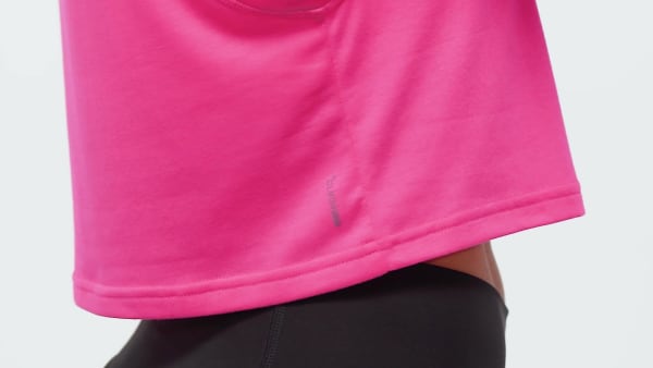 adidas Train Essentials Boxy Workout Tank Top - Pink | Free