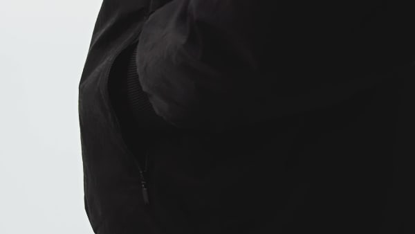 Svart Fashion Oversized Bomberjacka