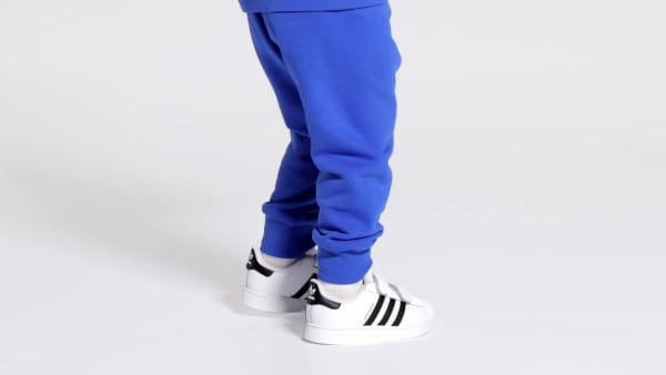 Blanc Chaussure Superstar II Comfort Closure Enfants