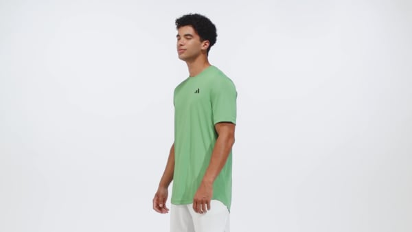 Verde Camiseta de Tenis Club 3 Rayas