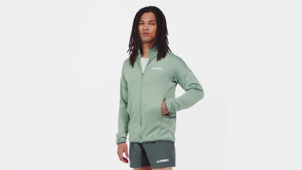 商品画像：adidas Terrex Xperior CLIMAWARM Light Fleece Hooded Jacket 4