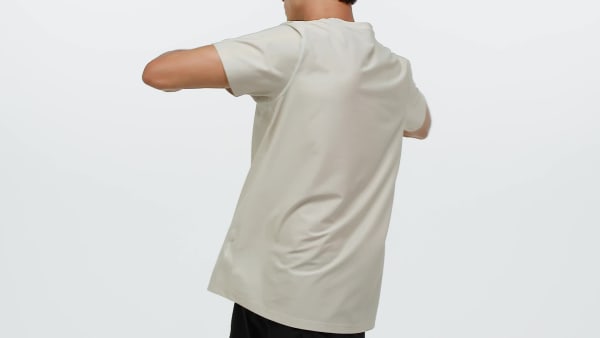 Beige Own the Run Tee