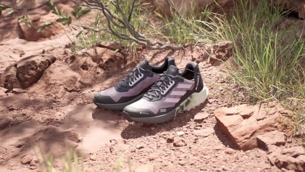 Violeta Tenis de Trail Running Terrex Agravic Flow 2.0 GORE-TEX