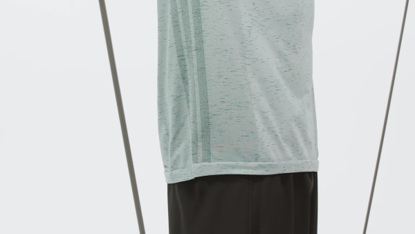 グリーン ワークアウト エッセンシャルズ シームレス Tシャツ