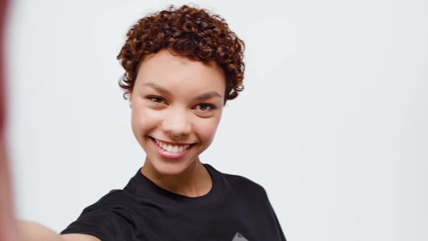 Negro Camiseta Animal Graphic