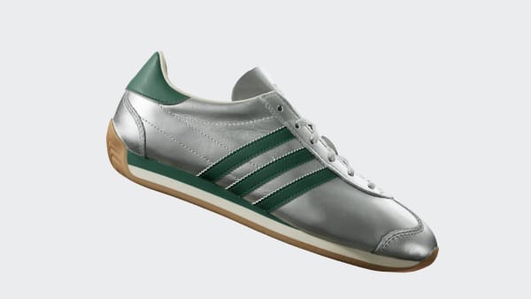 adidas Country OG Sneakers - Silver | Free Shipping with