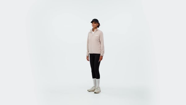 bruin Multi Essentials Fleece Jack met Lange Ritssluiting