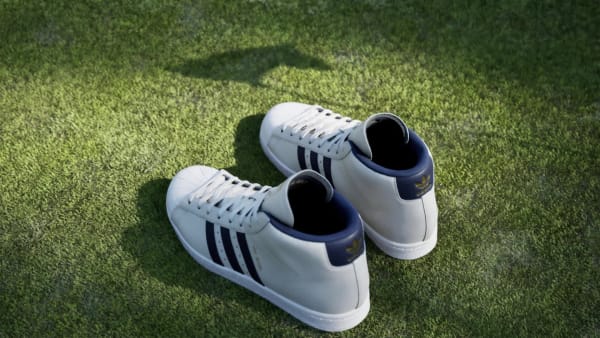 Putih Sepatu Golf Tanpa Spike Pro Model Midcut