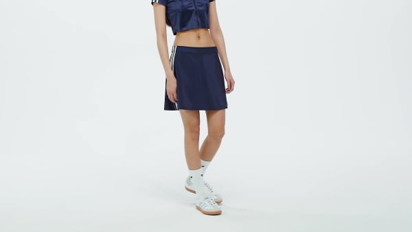 Bleu Mini-jupe 3 bandes Adicolor