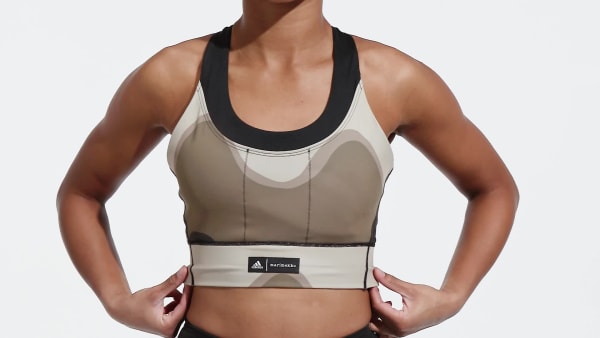 Braun adidas x Marimekko Running Pocket Sport-BH