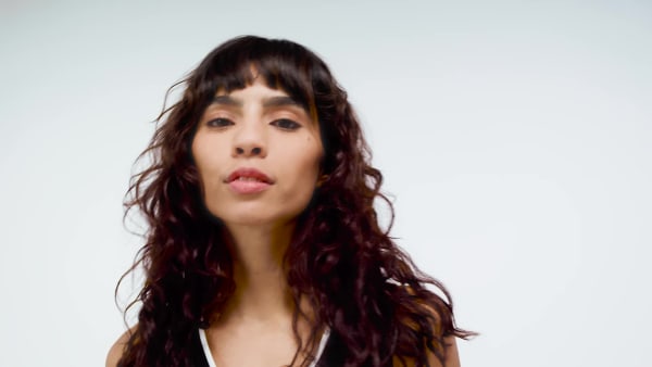 cerná Top s výstřihem do V adidas Originals