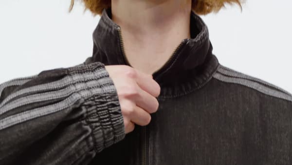 noir Veste de survêtement denim Adicolor Adilenium