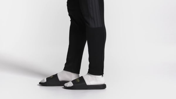 Black Adilette Shower Slides