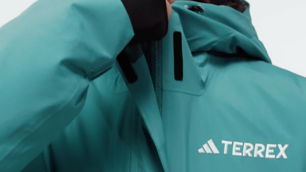 adidas Terrex Multi 2L Rain.Rdy Insulated Jacket - Green | Free
