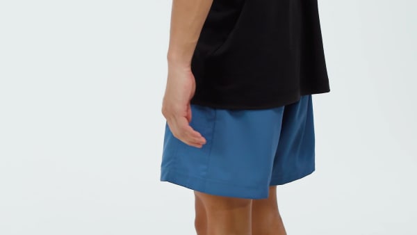 Azul SHORT TEJIDO WORKOUT ESSENTIALS BASE