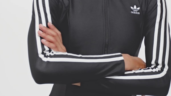 Nero Track top adicolor 3-Stripes Slim